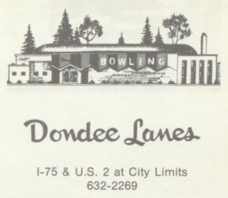 Dondee Lanes - Vintage Yearbook Ad (newer photo)